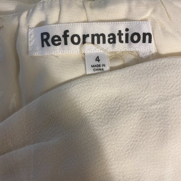 🍭🍭SALE🍭🍭Reformation Butterfly Dress in Ivory - Picture 15 of 15